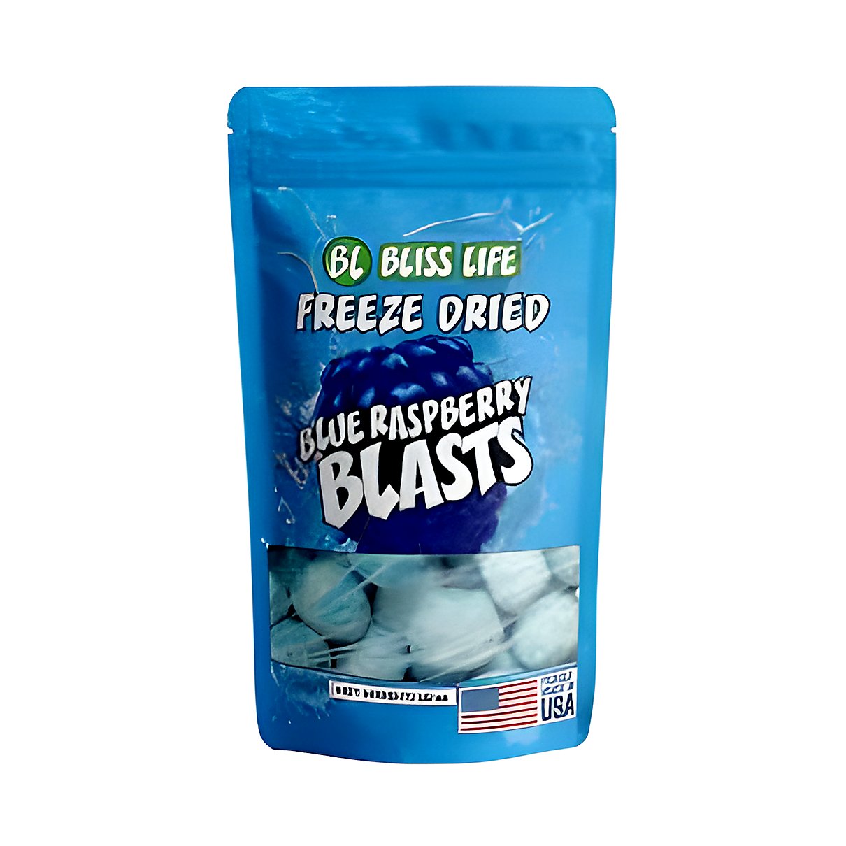 Freeze Dried - Blue Raspberry Blasts - processed