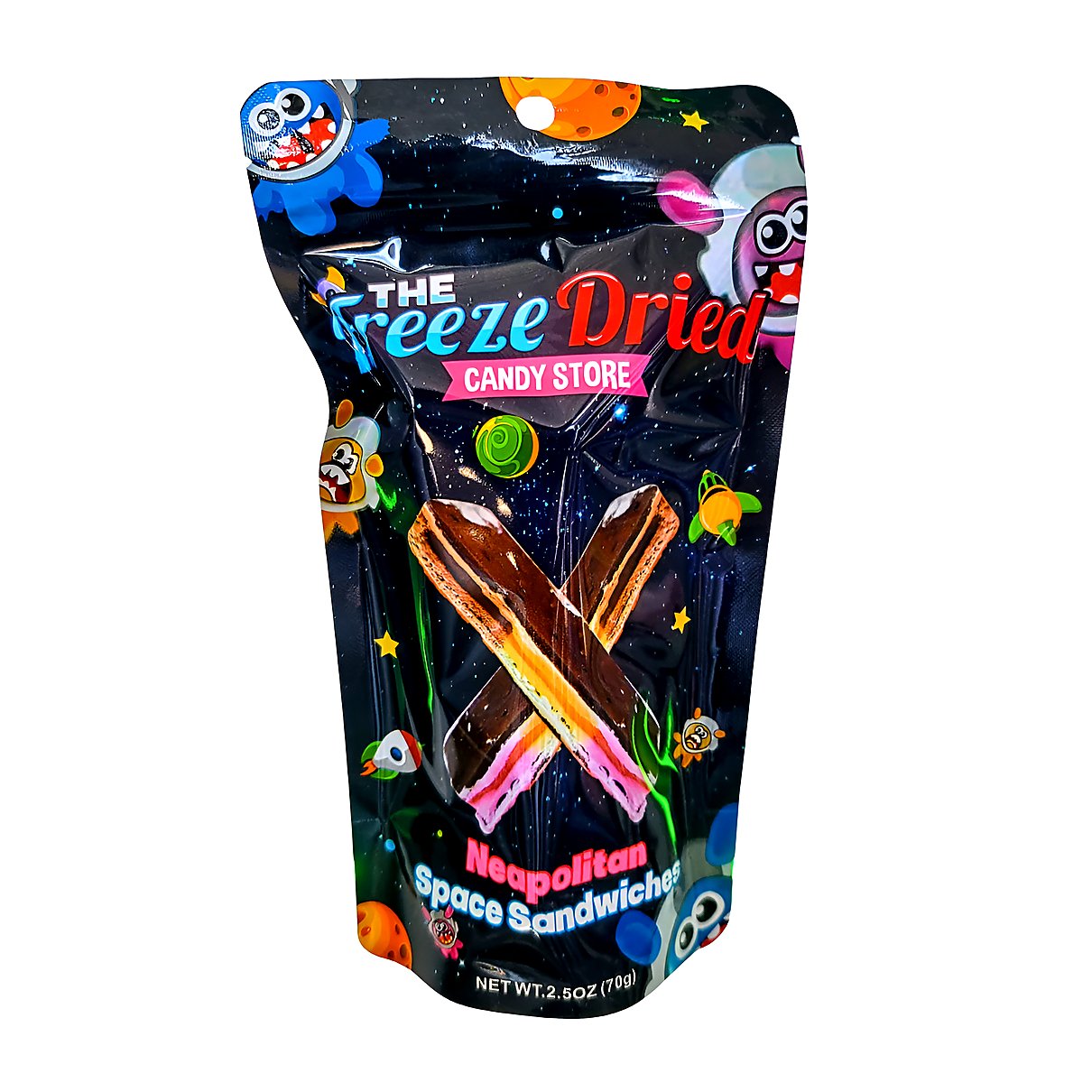 Neapolitan Space Sandwiches/ The Freeze Dried - processed