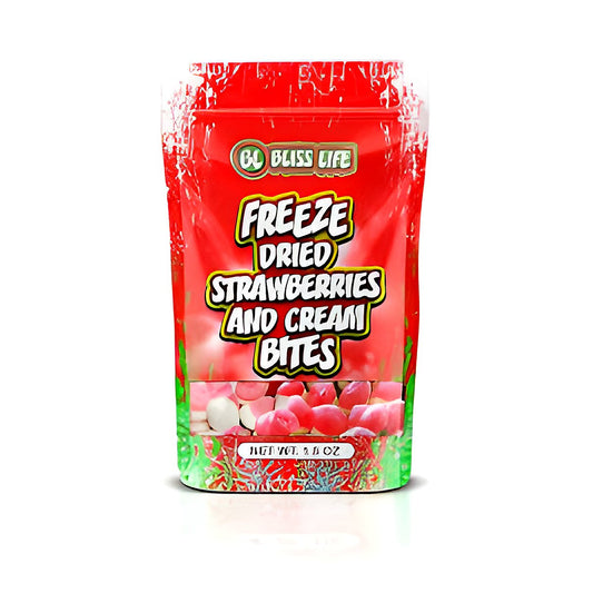 Freeze Dried - Strawberries and Cream Bites - processed