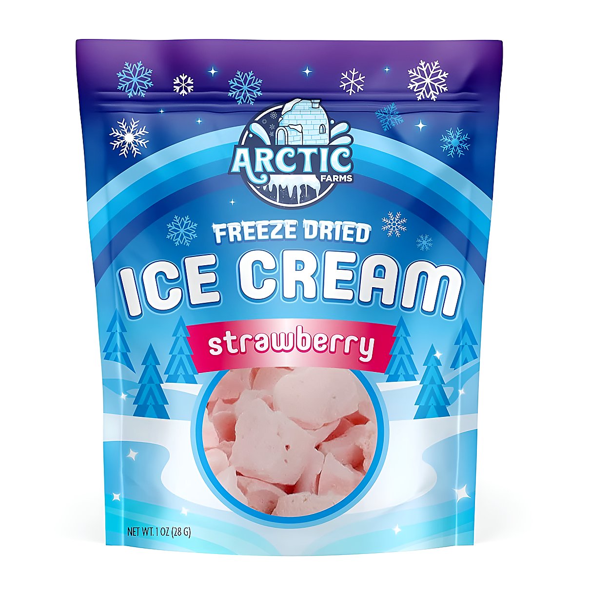 Freeze dried strawberry - processed