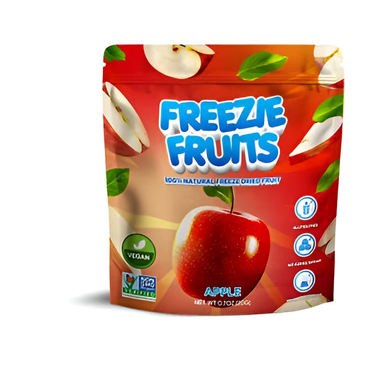 Freeze fruits apple - processed