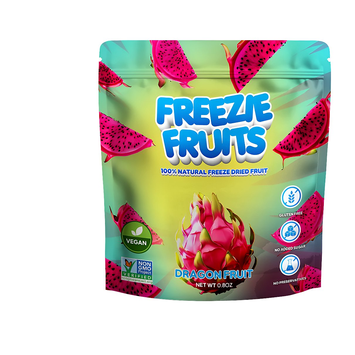 Freeze fruits dragon fruit - processed
