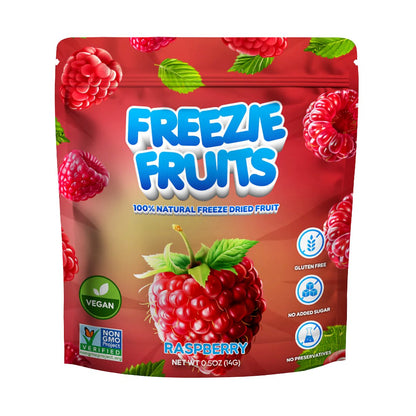 Freeze fruits raspberry - processed