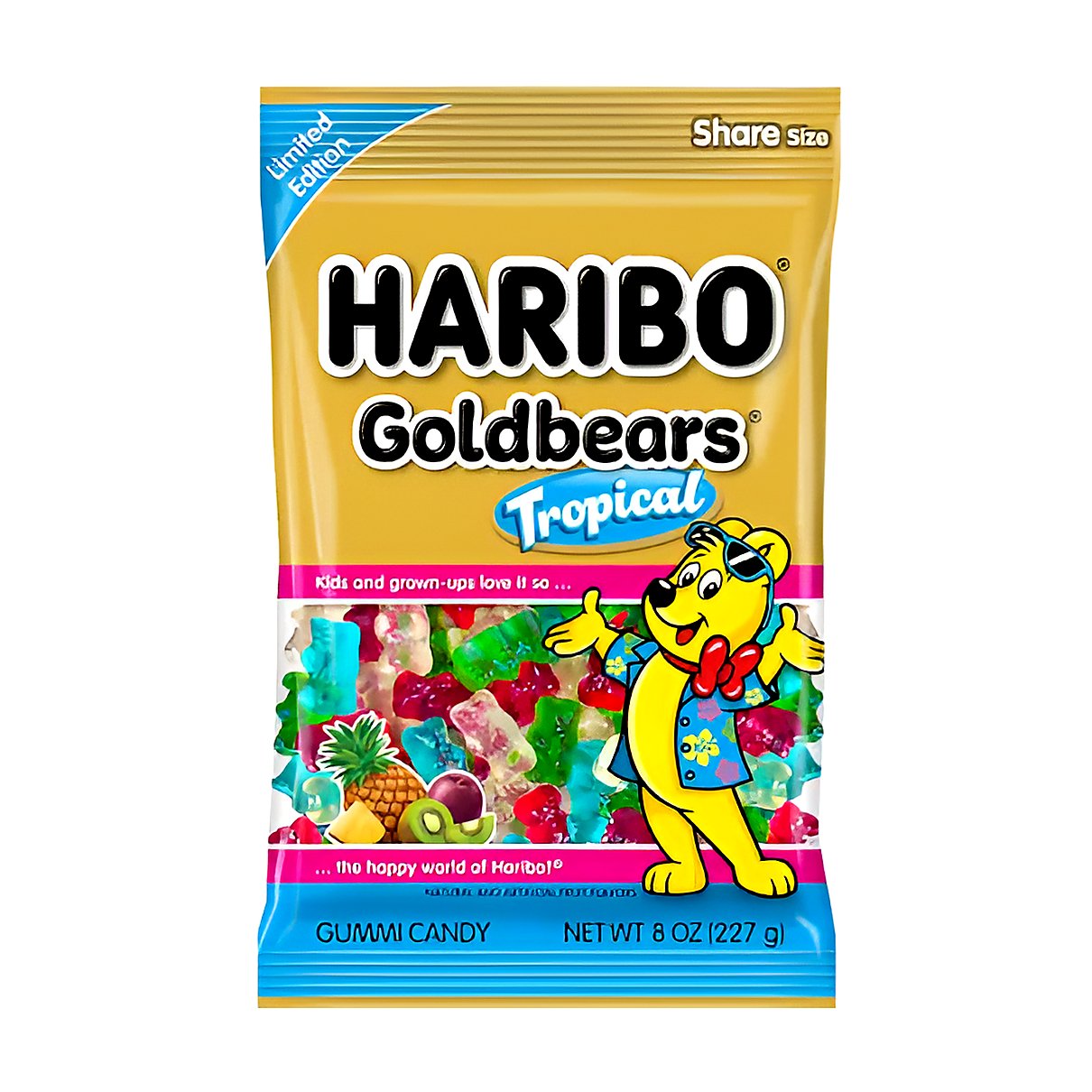 Haribo Goldbears Tropical - processed