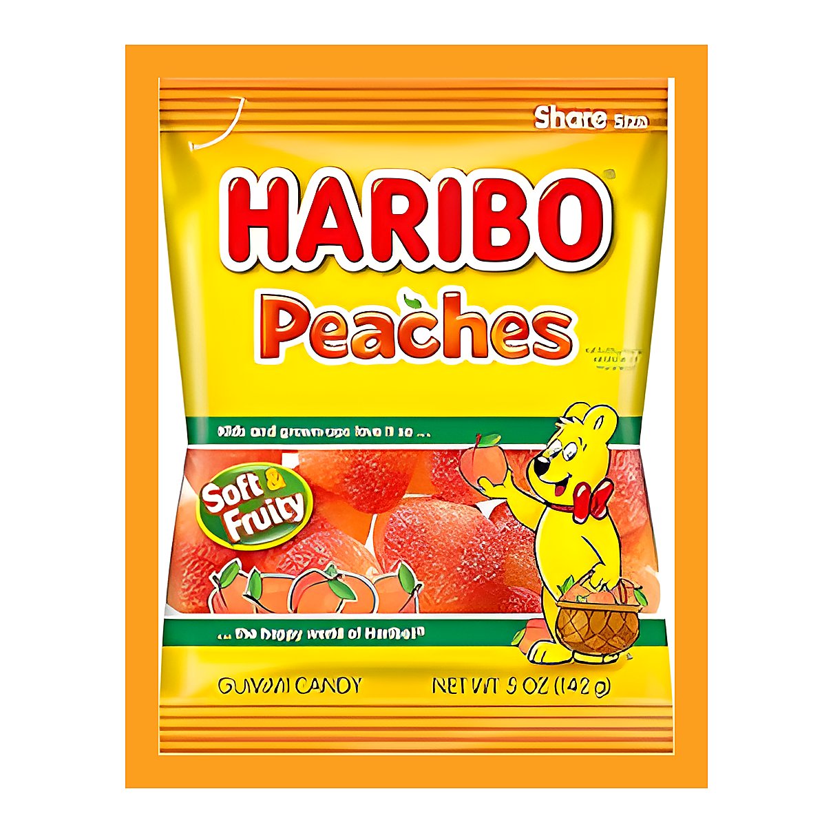 Haribo Peaches - processed