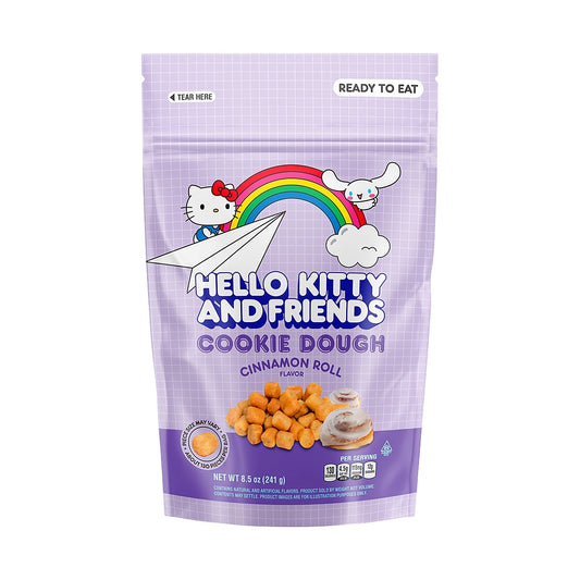 Hello Kitty and Friends Cinnamon Roll Cookie Dough - processed