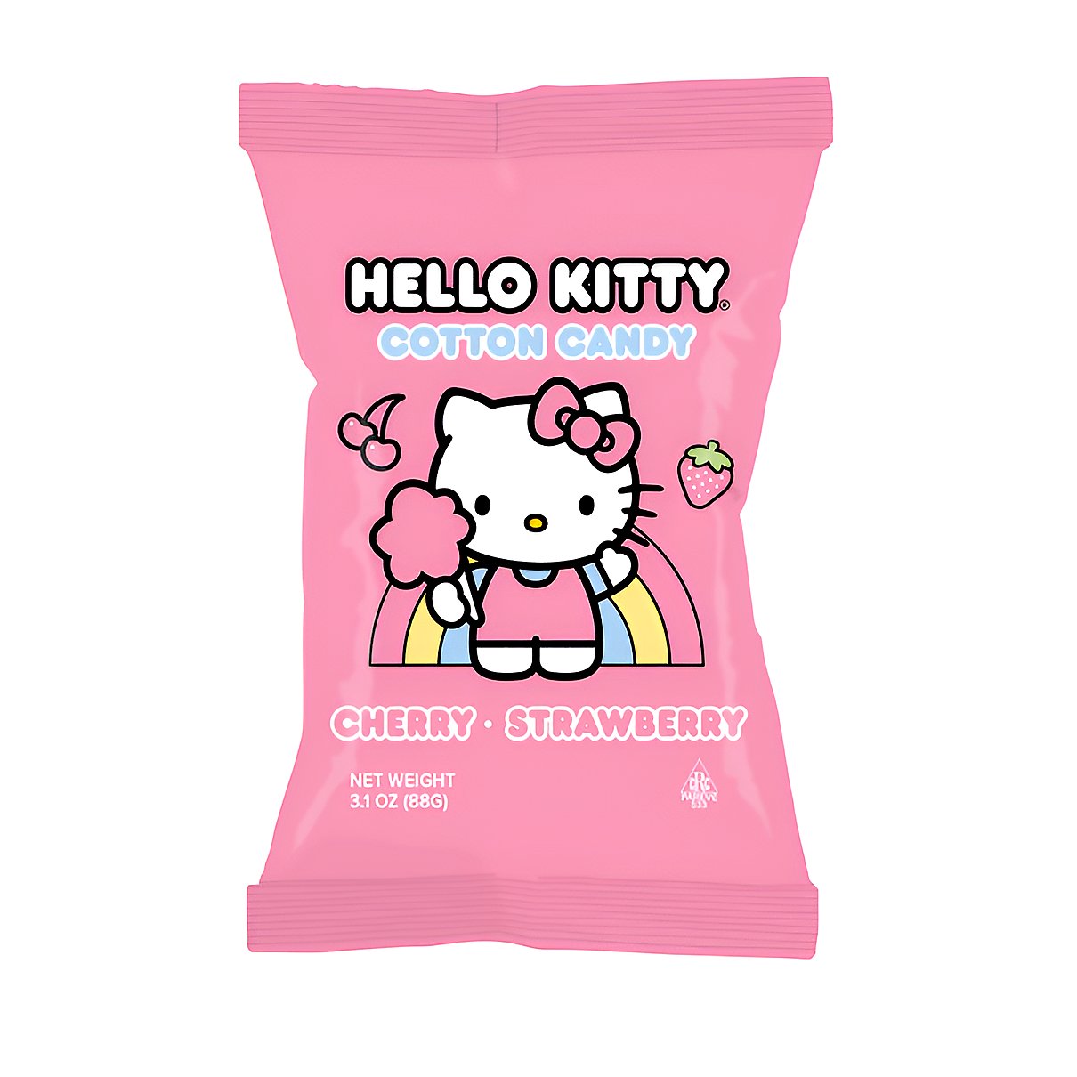 Hello kitty cherry strawberry cotton candy - processed