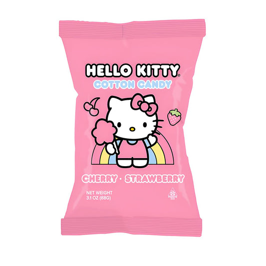 Hello kitty cherry strawberry cotton candy - processed