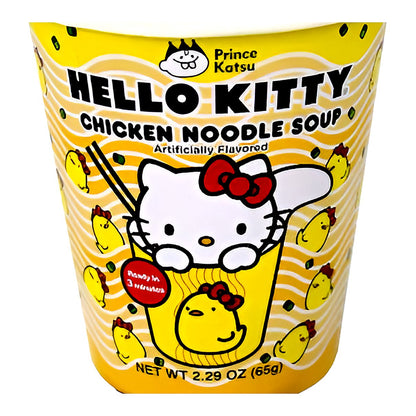 Hello Kitty Chicken Noodle Soup - processed