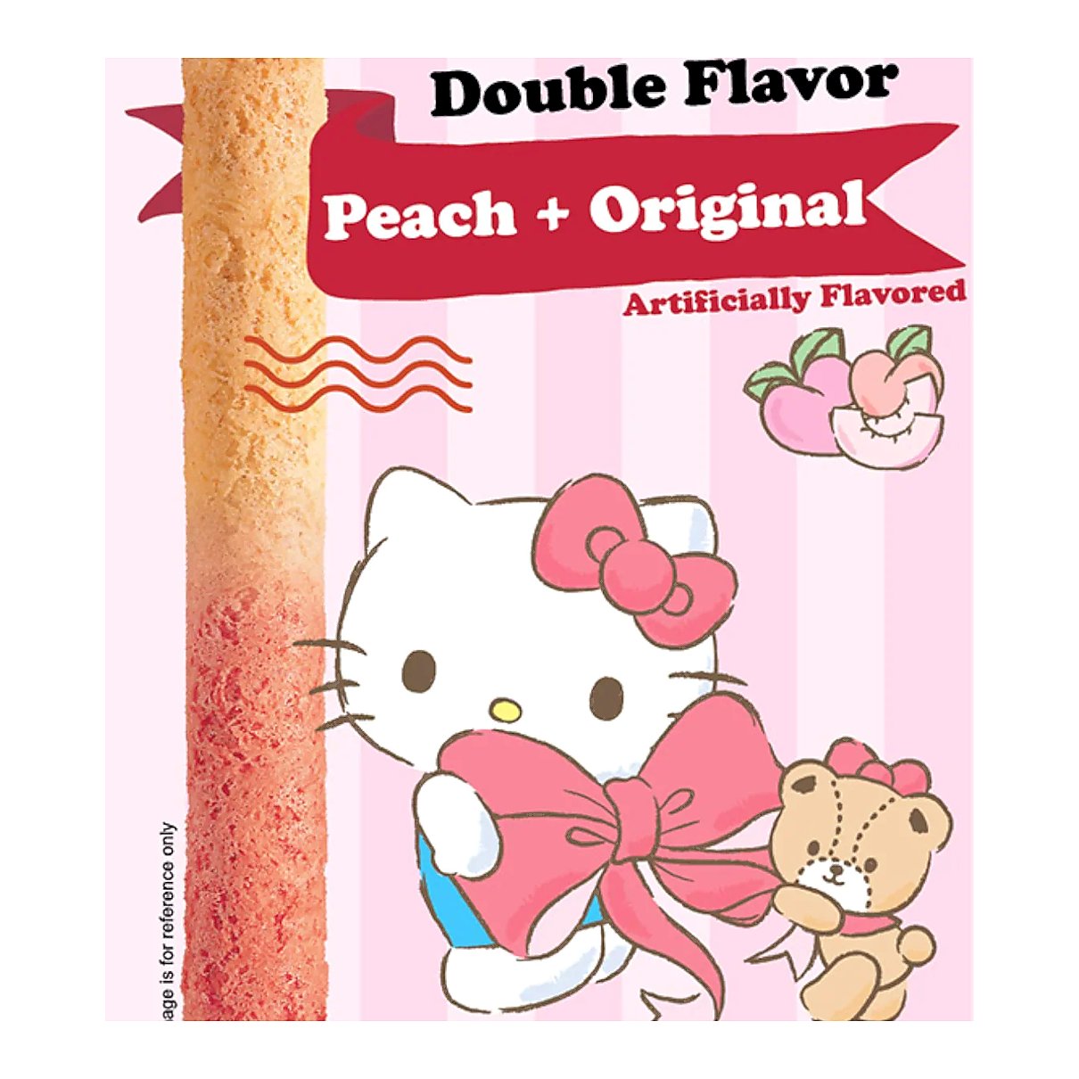 Hello Kitty Egg Roll Cookies Peach+ Original - processed