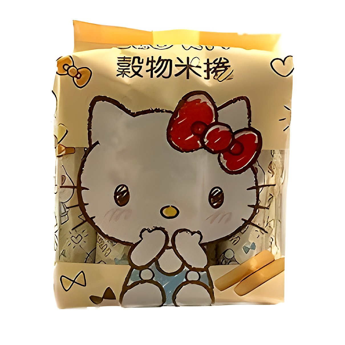 Hello Kitty Grains Rice Roll (Egg Yolk Flavor) - processed