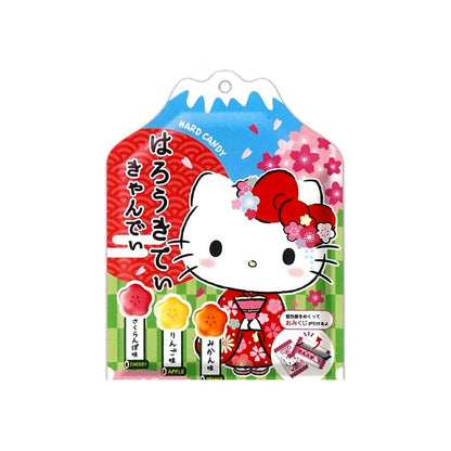 Hello Kitty Hard Candy Cherry Apple Orange - processed