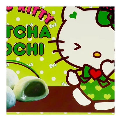 Hello Kitty Matcha Mochi - processed