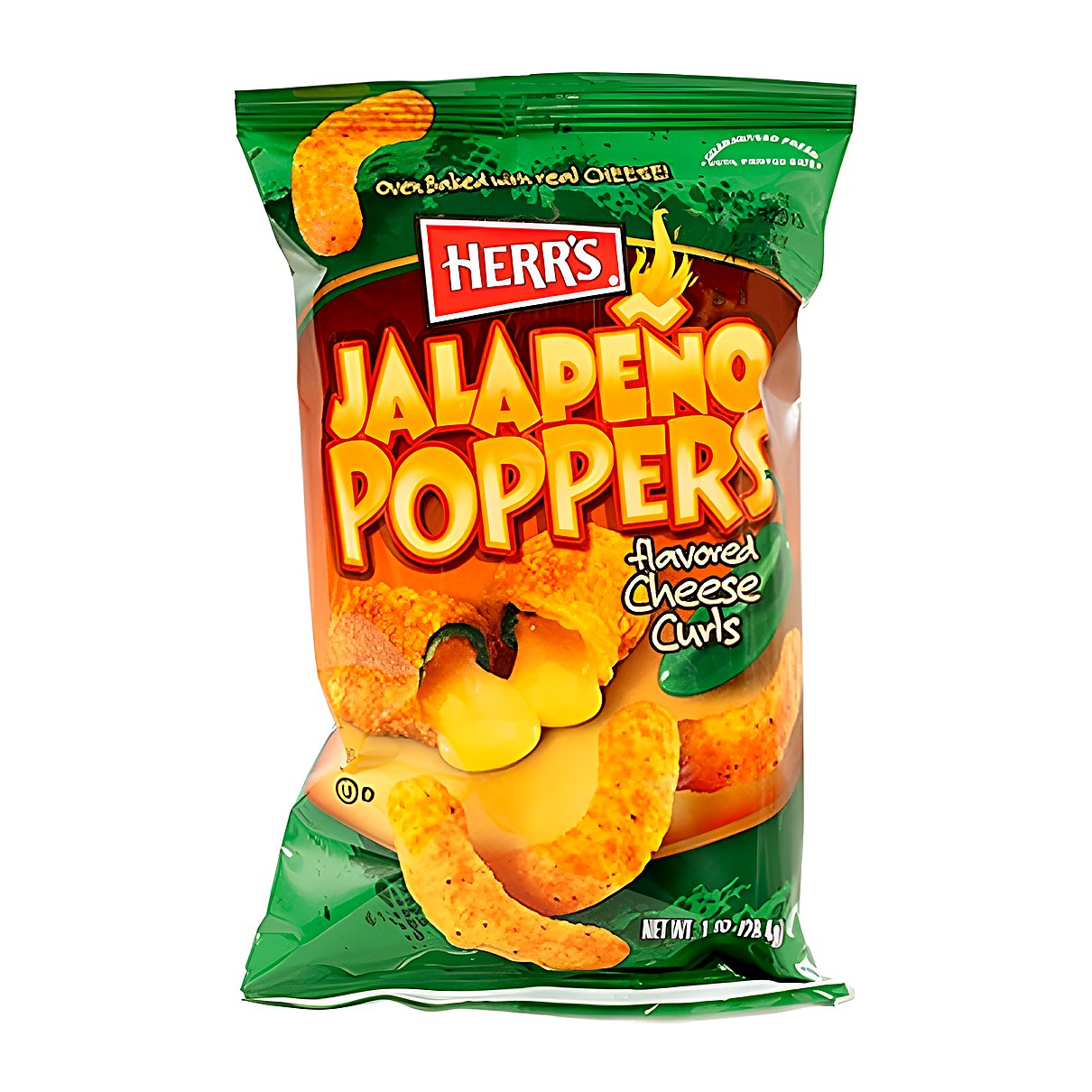 HERR’S Jalapeno Popper Cheese Curls - processed