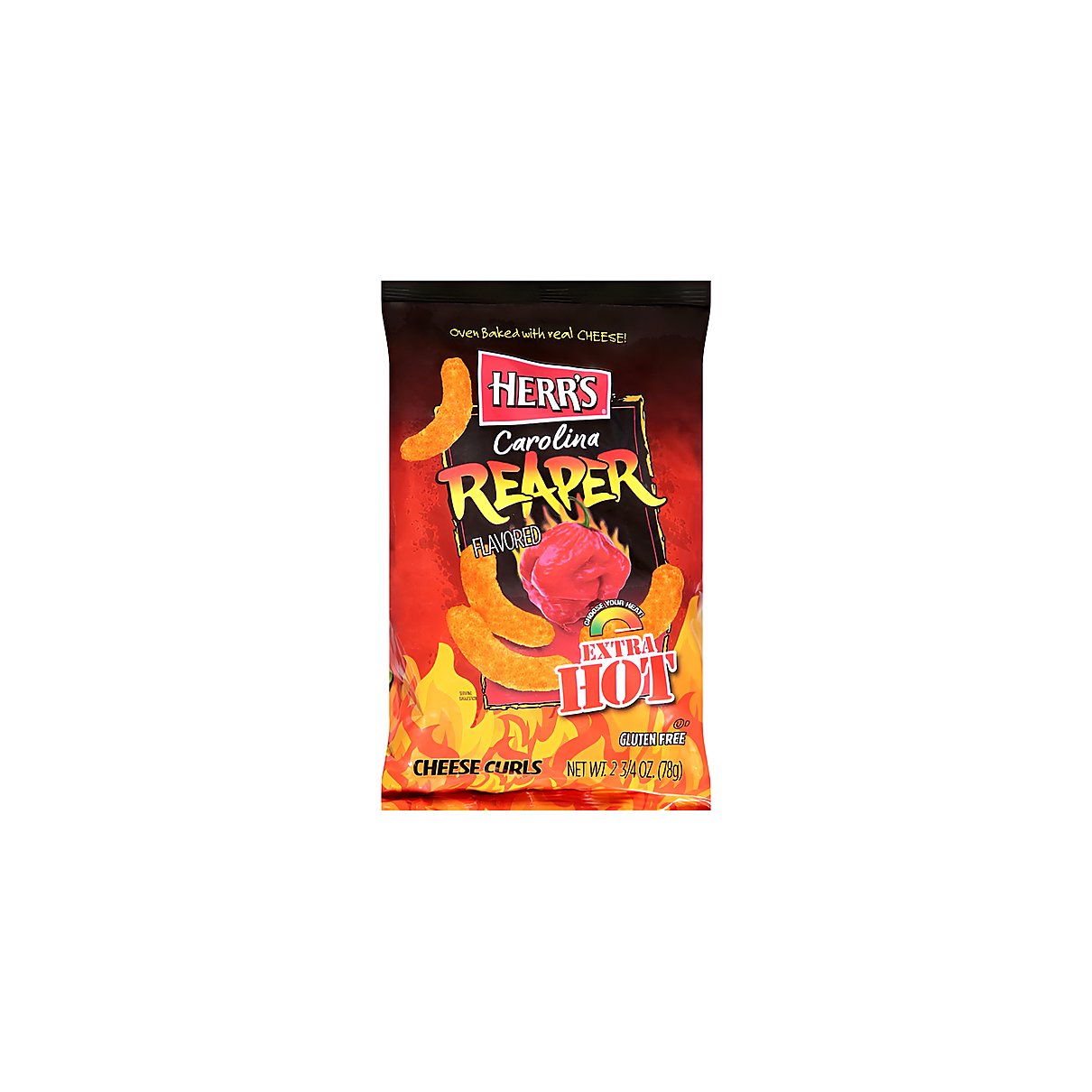 HERRS Carolina Reaper Hot Cheese - processed