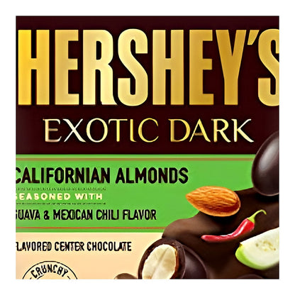 Hersheys exotic dark californian almonds - processed