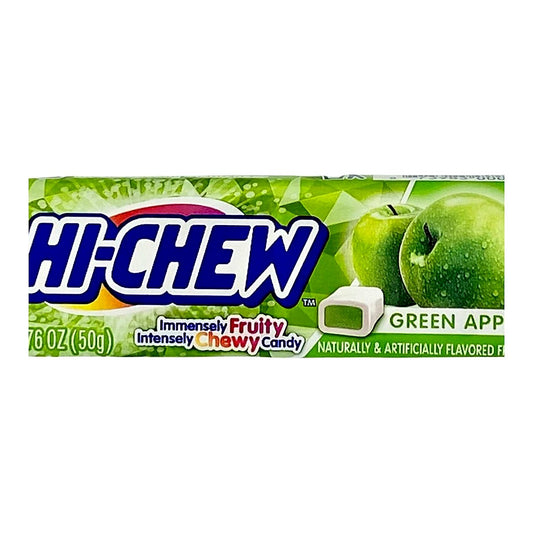 Hi-Chews Bar Green Apple - processed