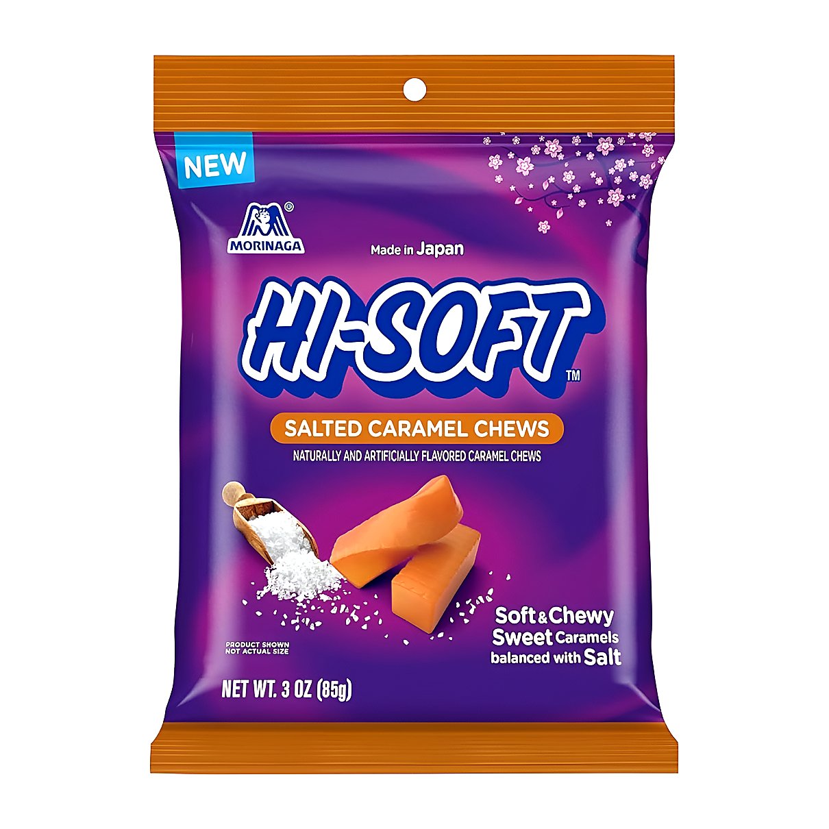 Hi soft salted caramel chews - processed