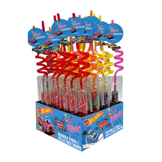 Hot wheels crazy pop straws - processed