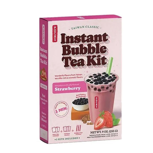 Pocas Instant Bubble Tea Kit Strawberry