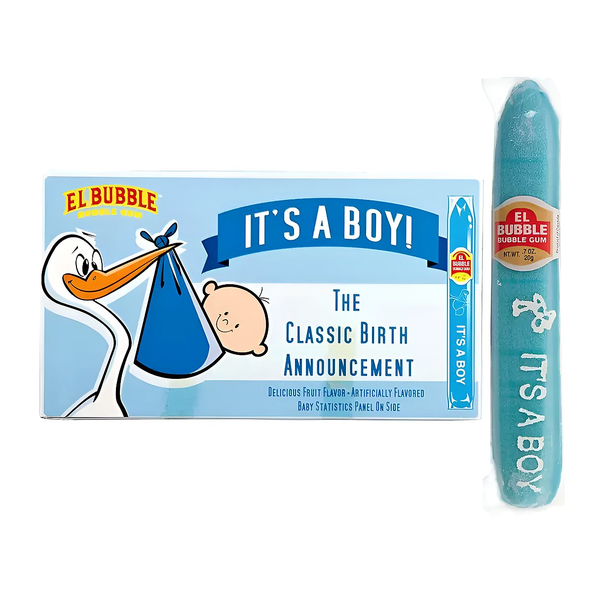 “Its a boy” gum cigar - processed