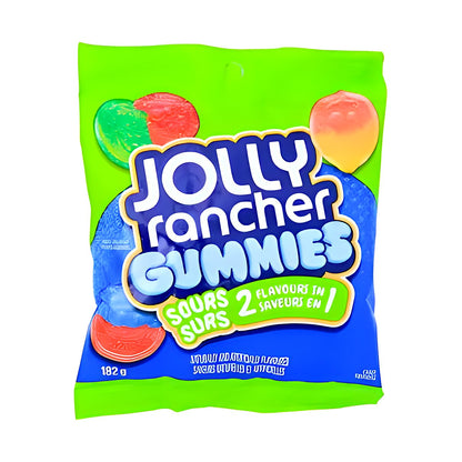 Jolly Rancher Gummies Sour 2 flavors in 1 - processed