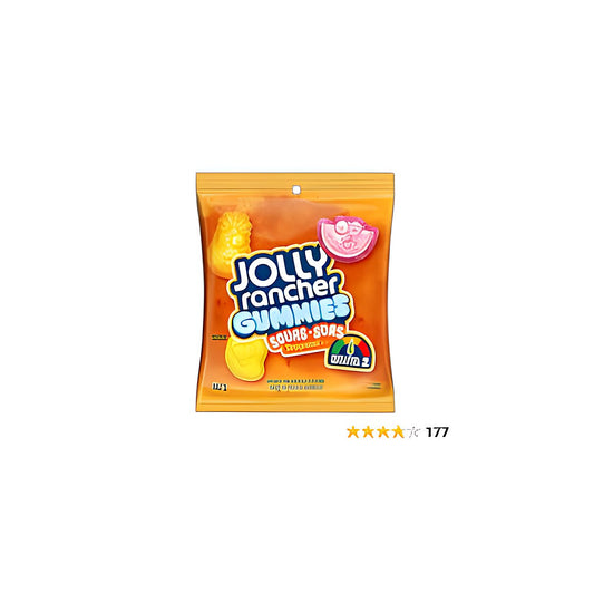 Jolly Ranchers Gummies Tropical Sour Level 2 - processed