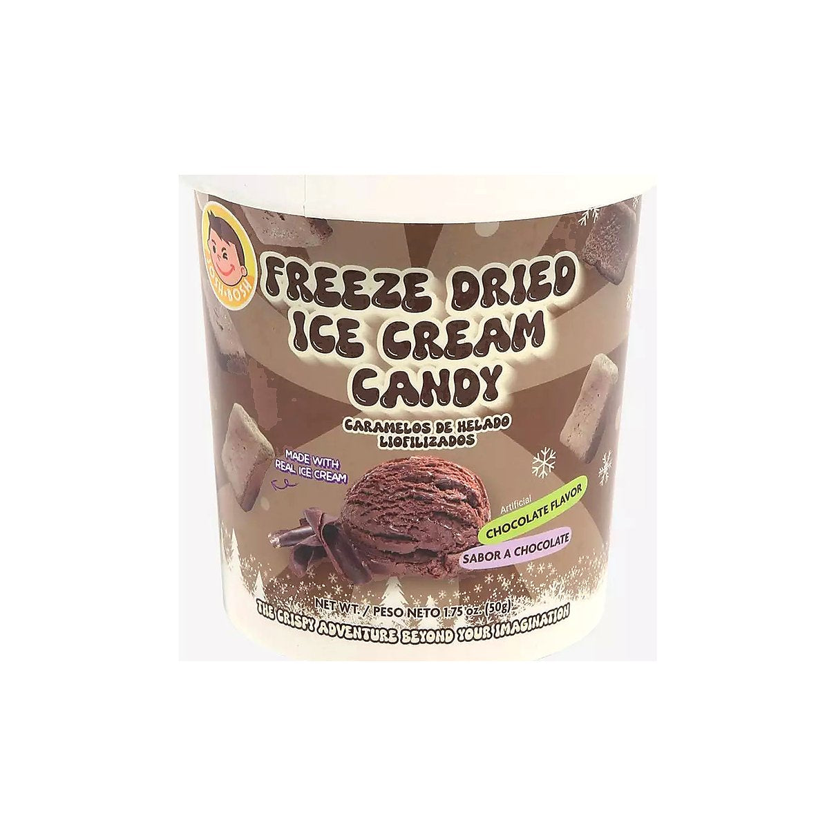 Josh Bosh freeze dried ice cream candy - processed