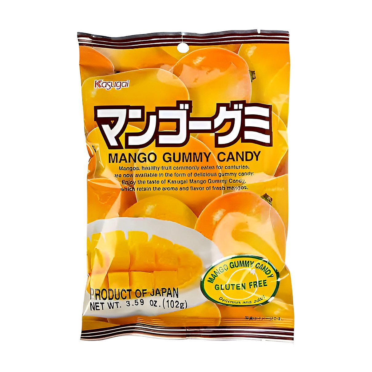 Kasugai Mango Gummy - processed