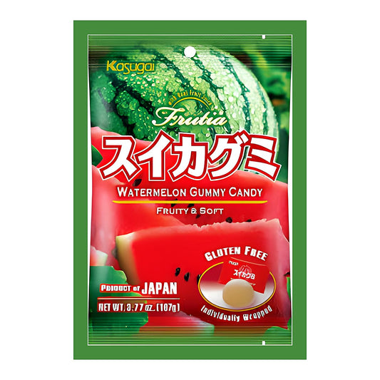 Kasugai watermelon gummy candy - processed