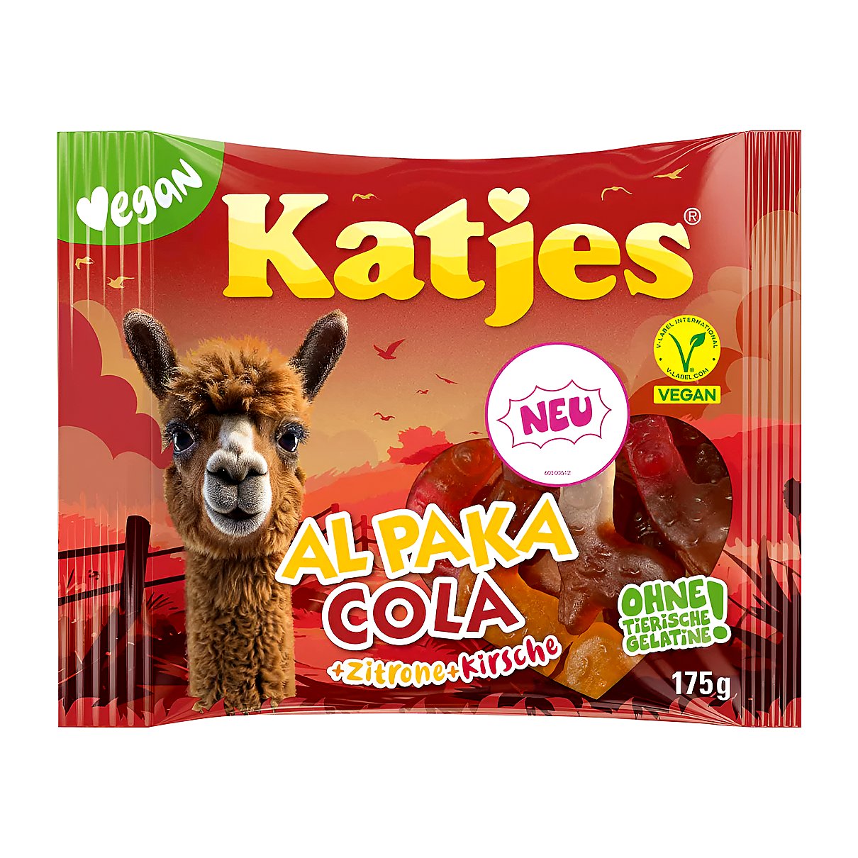 Katjes Al Paka Cola 175g (Germany) - processed