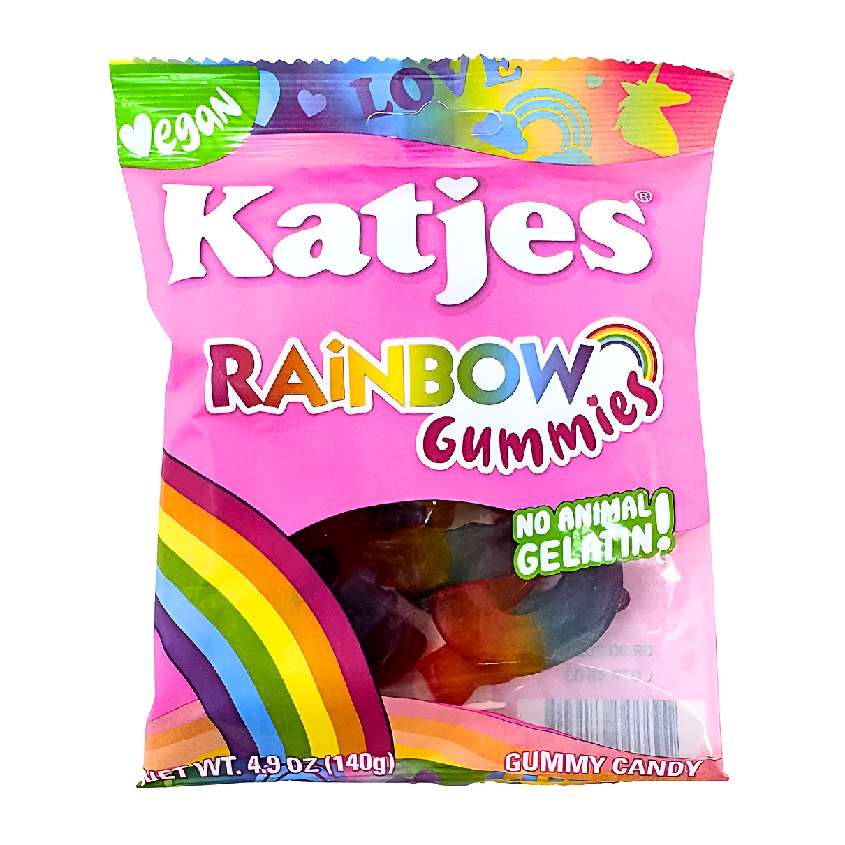 Katjes Rainbow Gummies - processed