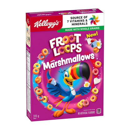 Kelloggs Froot Loops Marshmallow - processed