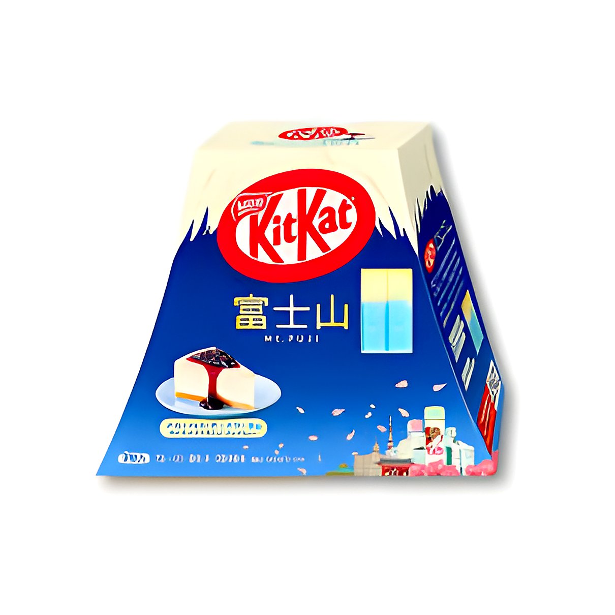 Kit Kat Blueberry Cheasecake flavor Mount Fuji - processed