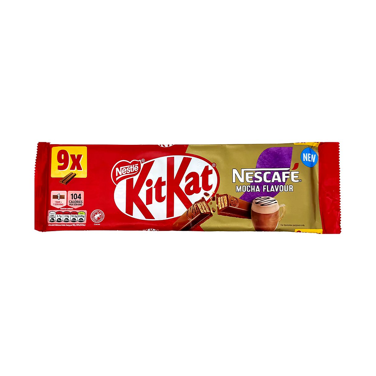 KitKat nestle mocha flavor - processed