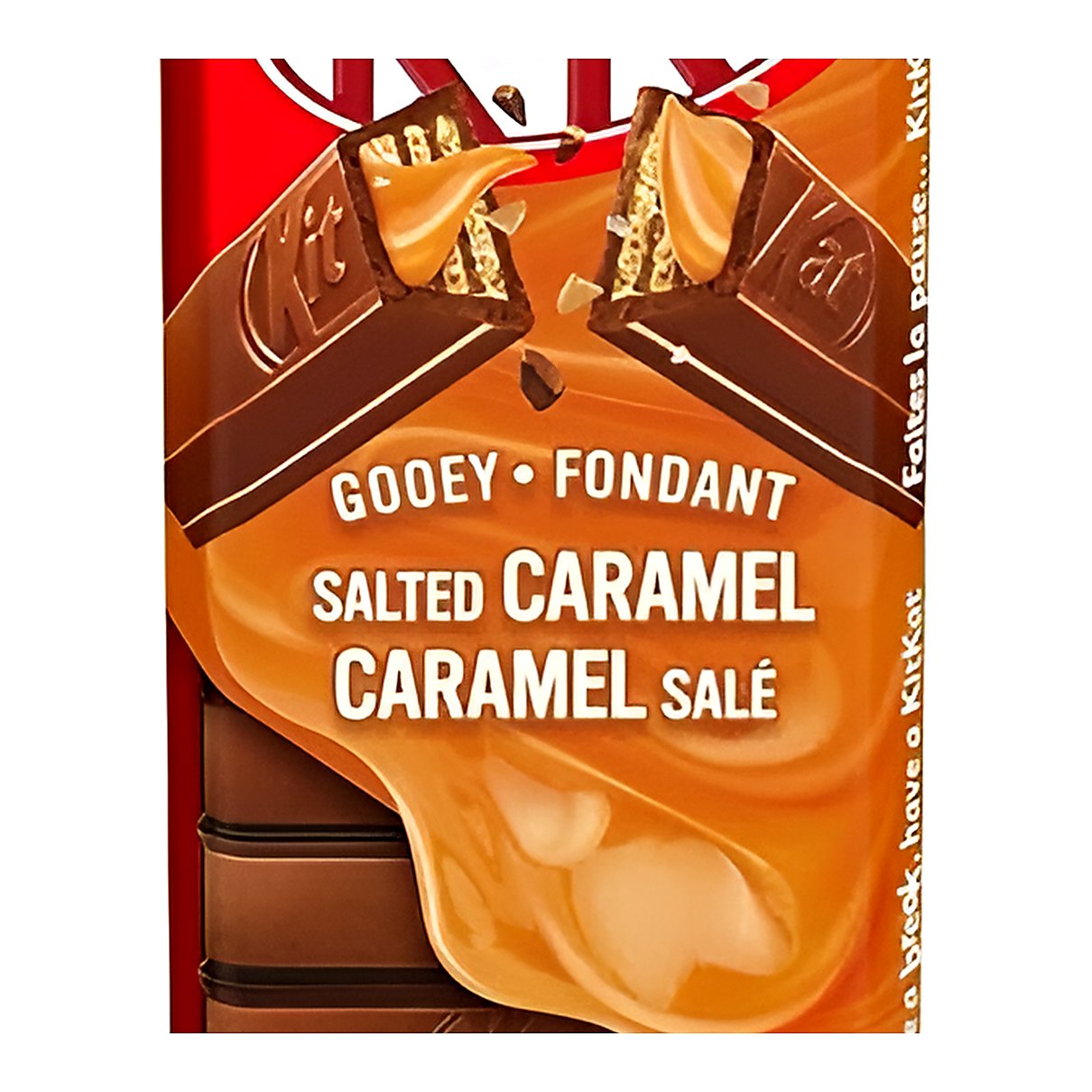 Kitkat Salted Caramel - processed