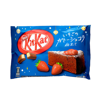 KitKat Strawberry Choco Cake Biscuit (Japan) - processed