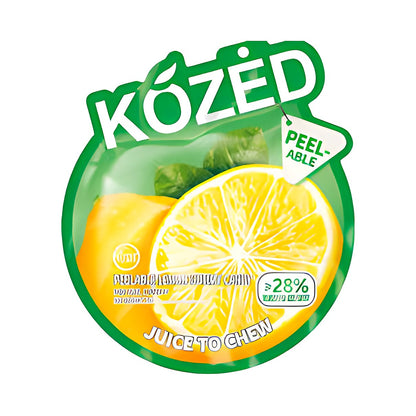 Kozed Lemon Peelable Gummy - processed