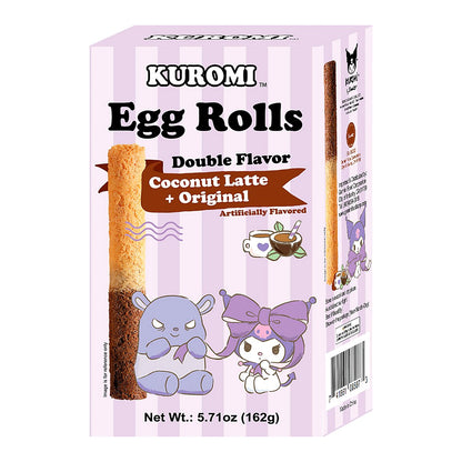 Kuromi Egg Roll Cookies Coconut Latte+ Original - processed