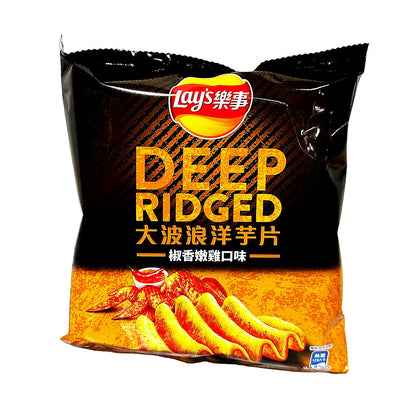 Lays Deep Ridged Pepper Chicken - processed