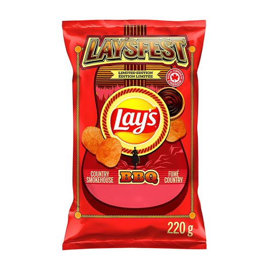 Lays Fest Country Smokemous BBQ - processed