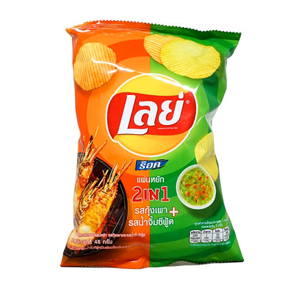 Lays Grilled Shrimp & Seafood Sauce - processed
