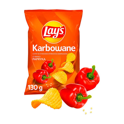 Lays Karbowane Paprika - processed