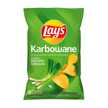 Lays Karbowane Zielona Cebulka - processed