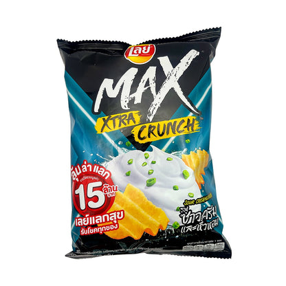 Lays Max Xtra Crunch Sour Cream & Onion - processed