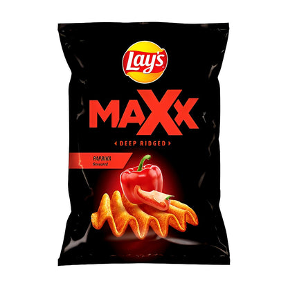 Lays Maxx Deep Ridged Paprika - processed