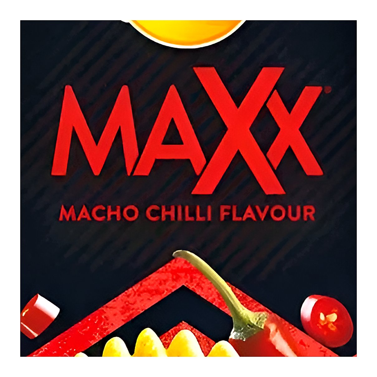 Lays Maxx Macho Chilli Flavor - processed