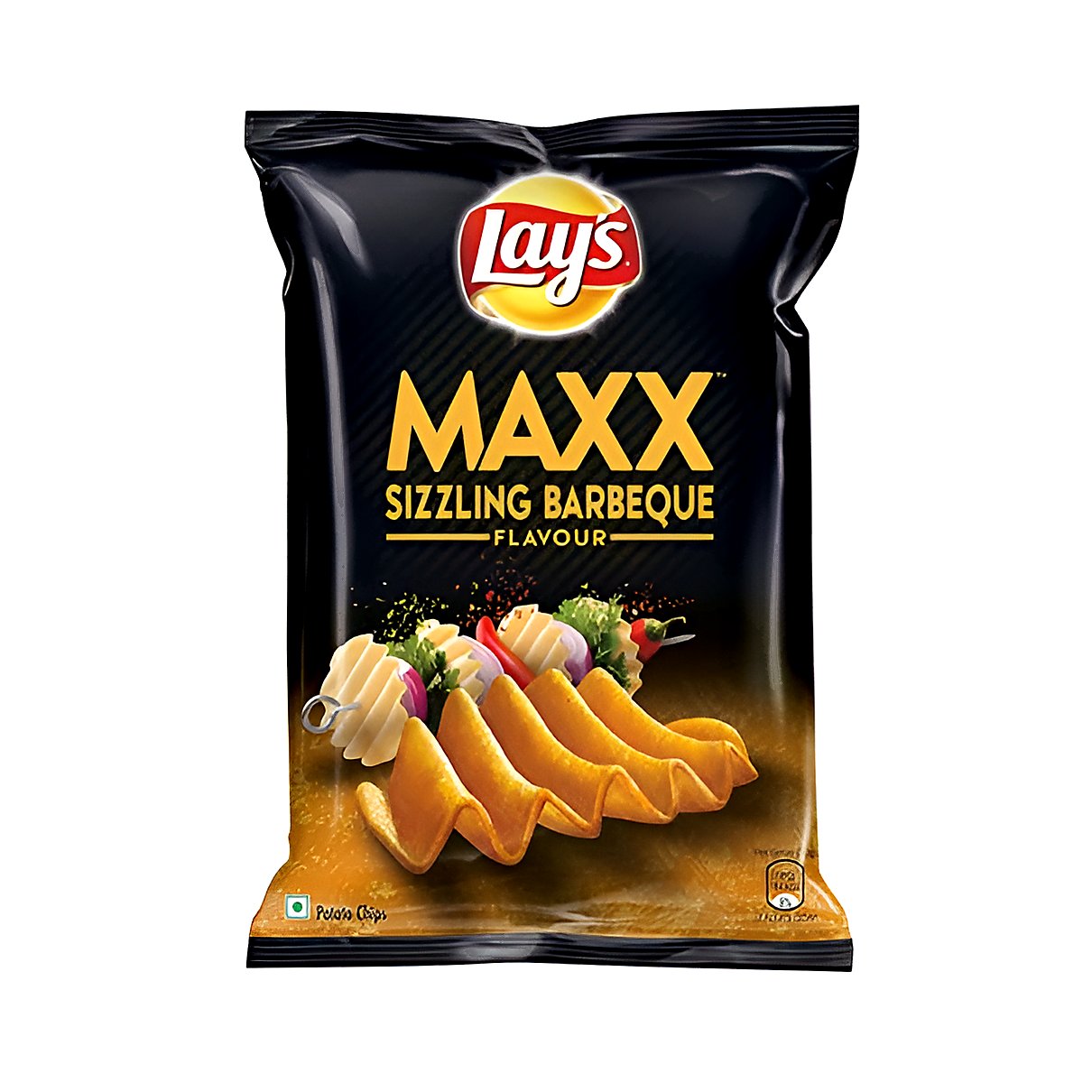 Lays Maxx Sizzling Barbeque Flavour - processed