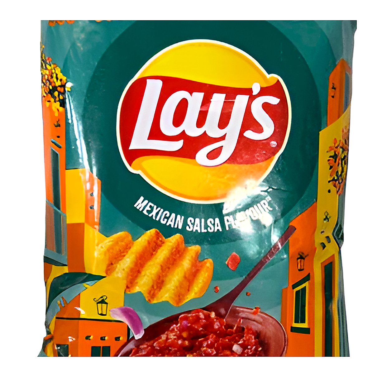Lays Mexican salsa chips - processed