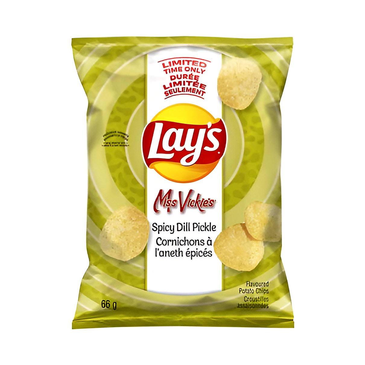 Lays Miss Vickies Spicy Dill Pickle - processed